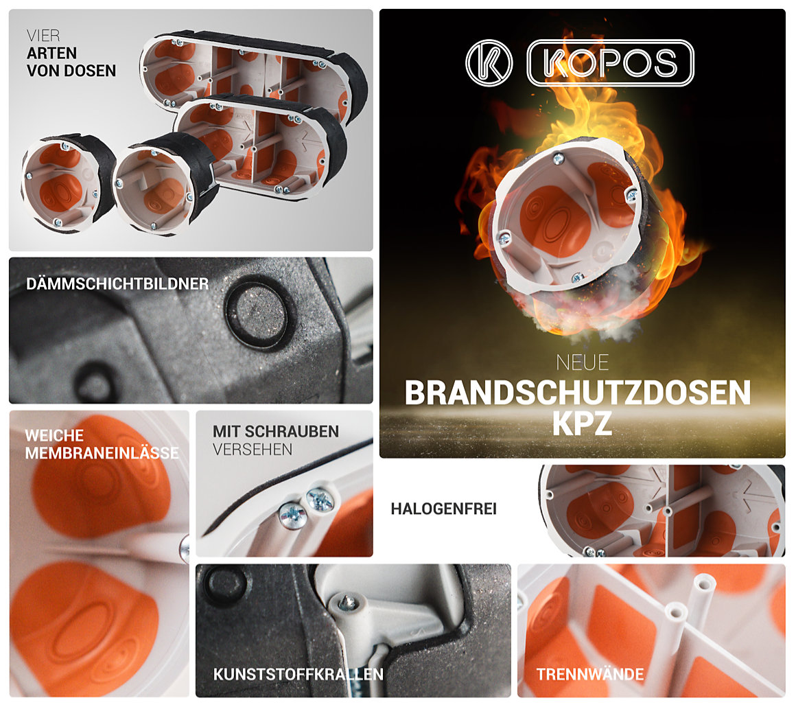 Brandschutzdosen KPZ