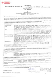 Declaration RoHS