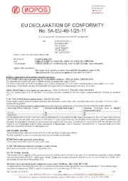 Conformity declaration Conformity declaration