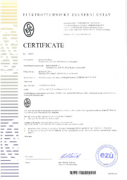 Certificate ESČ