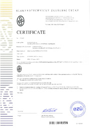 Certificate ESČ Certificate ESČ