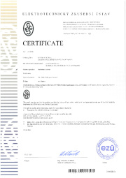 Certificate ESČ