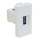 QD 45X22.5-USB HB - zásuvkový modul QUADRO - zásuvka datová s koncovkou USB QD 45X22.5-USB HB - zásuvkový modul QUADRO - zásuvka datová s koncovkou USB