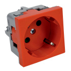 QS 45X45 C BB - zásuvkový modul QUADRO s ochrannými kontakty a clonkami (schuko) QS 45X45 C BB - zásuvkový modul QUADRO s ochrannými kontakty a clonkami (schuko)