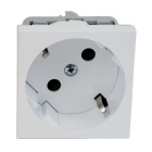 QS 45X45 C HB - zásuvkový modul QUADRO s ochrannými kontakty a clonkami (schuko) QS 45X45 C HB - zásuvkový modul QUADRO s ochrannými kontakty a clonkami (schuko)